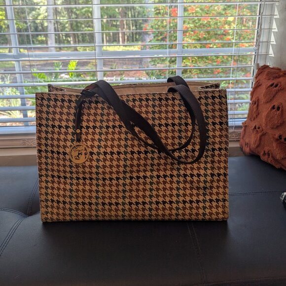 Spartina 449 Market Tote - Houndstooth - Picture 1 of 4